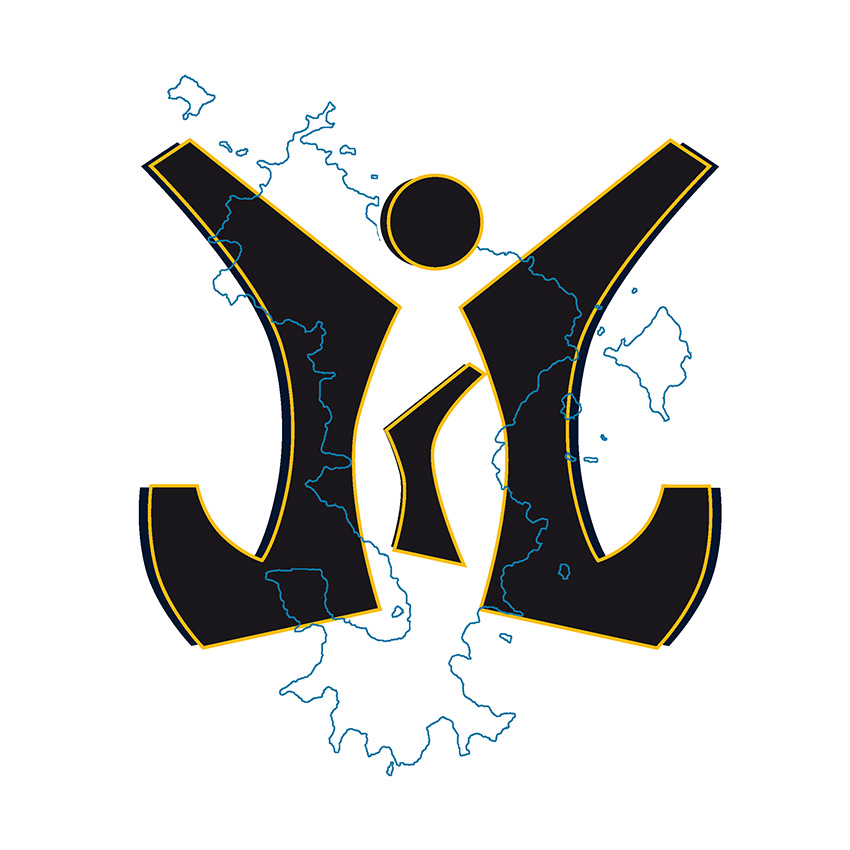 Logo minimaliste JIJ ou Just In Jago.
