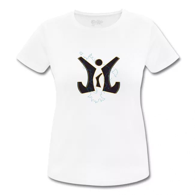T-shirt respirant femme avec logo JIJ ou Just In Jago.